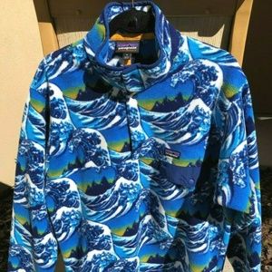 Patagonia Wave Snap-T Mens Medium Fleece Pullover